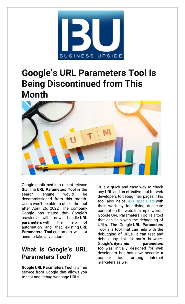google s url parameters tool is being