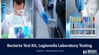 Bacteria Test Kit, Legionella Laboratory Testing