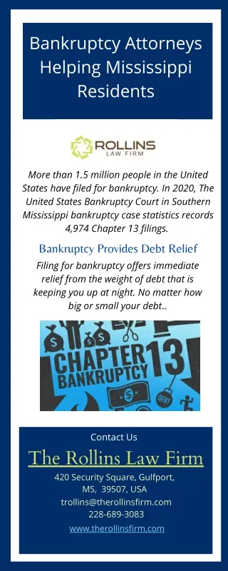 Gulfport Bankruptcy Attorneys Helping Mississippi Residents