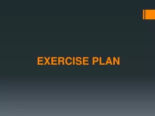 EXERCISE PLAN