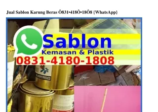 jual sablon karung beras 831 418 18 8 whatsapp