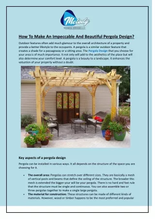 how to make an impeccable and beautiful pergola