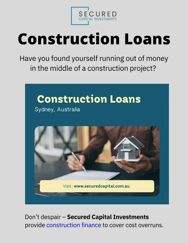 Construction Loan Secured Alex Massachi Project Scope and Design