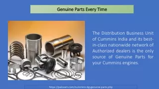 Genuine Parts Every Time