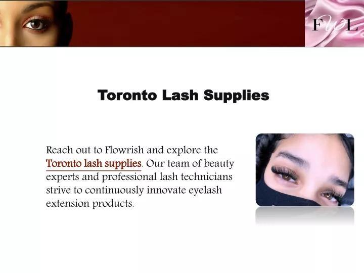 toronto lash supplies