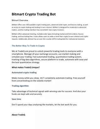 bitmart crypto trading bot