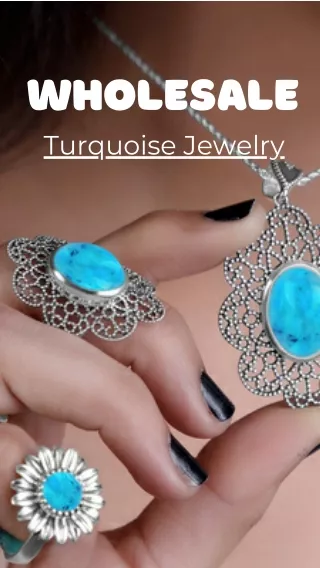 Buy Genuine Blue Turquoise Jewelry collection at Wholesale Price