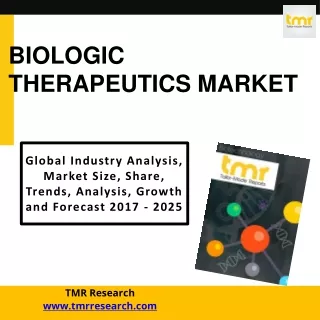 biologic therapeutics market