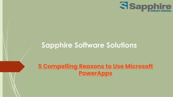 sapphire software solutions