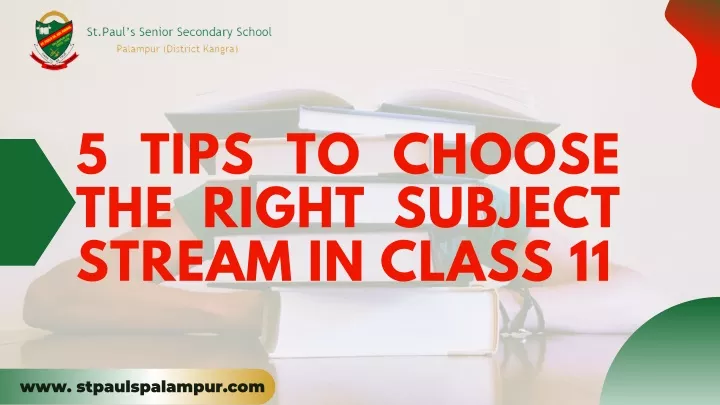 5 tips to choose the right subject stream