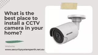 what is the best place to install a cctv camera