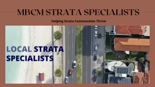 mbcm strata specialists