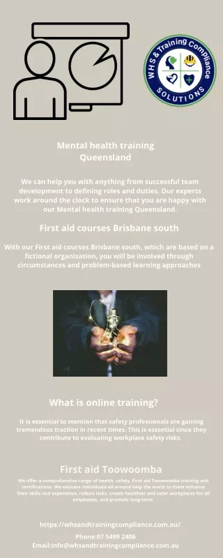 Standard mental health first aid course Brisbane