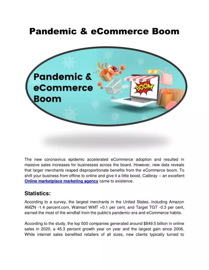 pandemic ecommerce boom