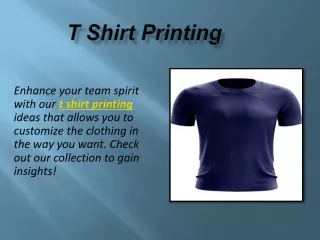 t shirt printing