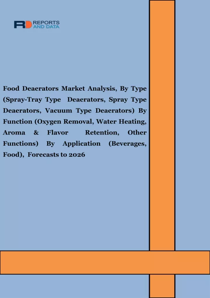 food deaerators market analysis by type