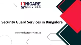 security guard services in bangalore