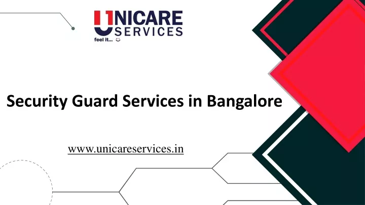 security guard services in bangalore