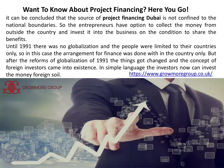 want to know about project financing here you go