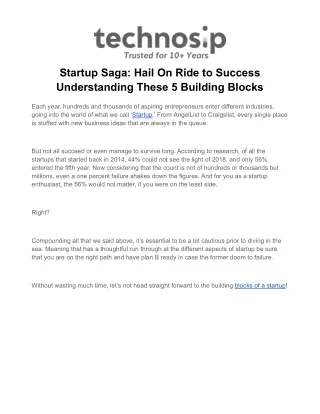 startup saga hail on ride to success