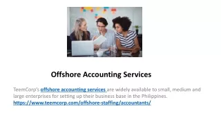 offshore accounting services