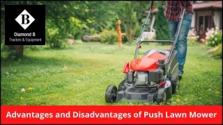 Advantages and Disadvantages of Push Lawn Mower