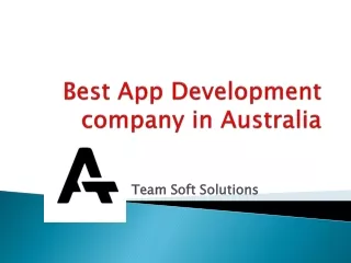 Best App Development company in Australia