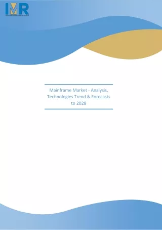 mainframe market analysis technologies trend
