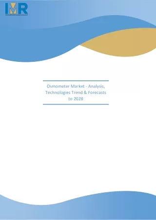osmometer market analysis technologies trend