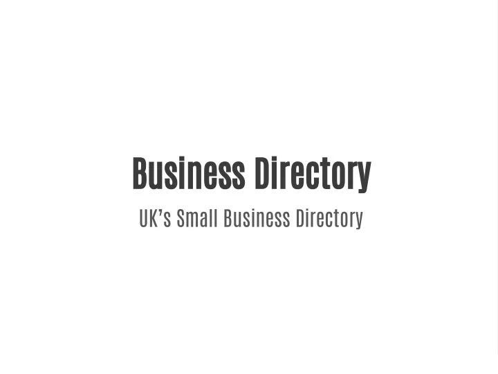 business directory uk s small business directory