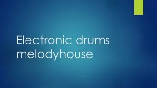 electronic drums melodyhouse