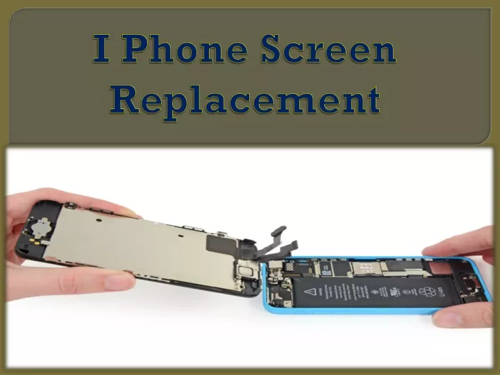 i phone screen replacement