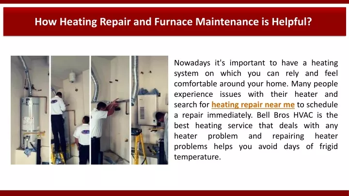 how heating repair and furnace maintenance