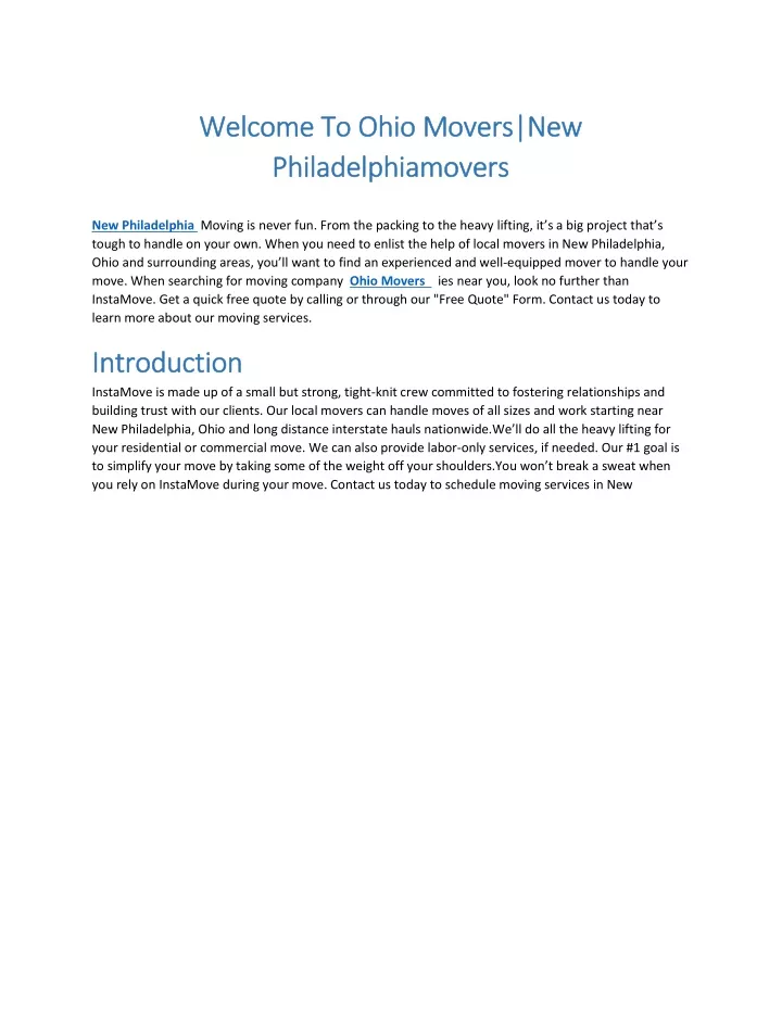 welcome to ohio movers new welcome to ohio movers