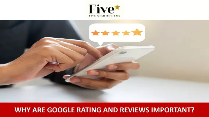 why are google rating and reviews important