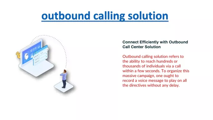 outbound calling solution