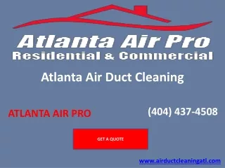 Atlanta Air Duct Cleaning