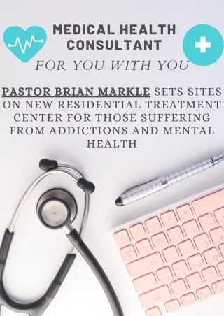 Health Consultant |PastorBrianMarkle