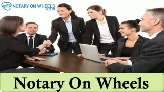 Best Mobile Notary Services Phoenix AZ | Notary On Wheels