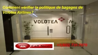 Comment vérifier la politique de bagages de Volotea Airlines_