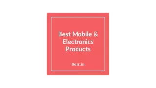 Best Mobile & Electronics Products