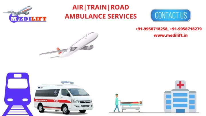 air train road ambulance services