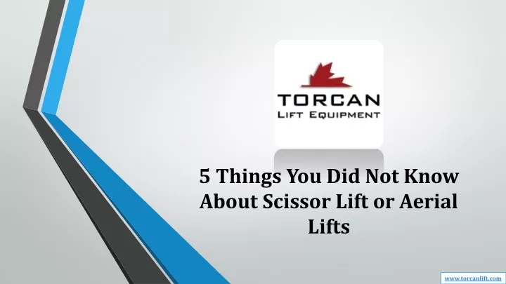5 things you did not know about scissor lift