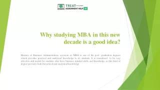 why studying mba in this new decade is a good idea