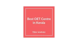 best oet centre in kerala