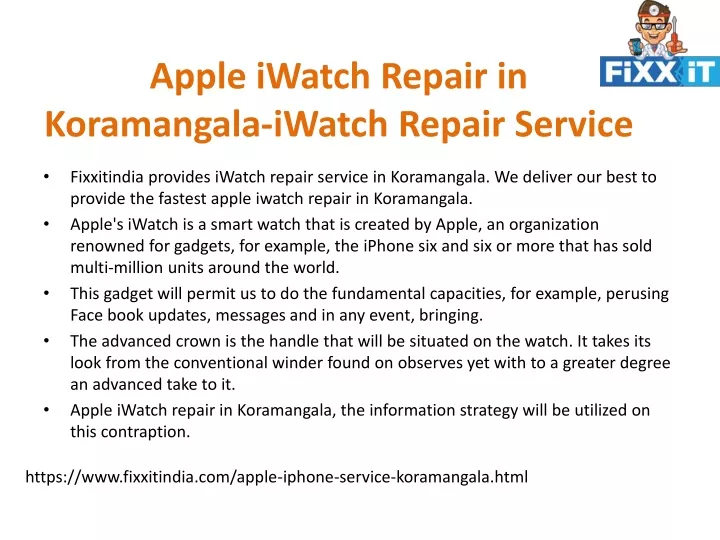 apple iwatch repair in koramangala iwatch repair