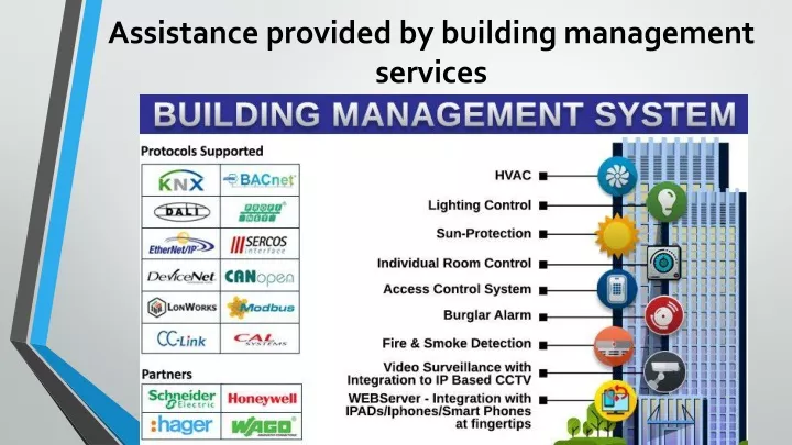 assistance provided by building management services