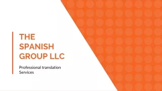 the spanish group llc