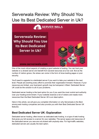 serverwala review why should you use its best