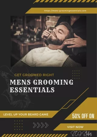 Mens Grooming Essentials